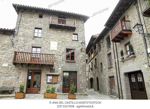 Medieval village Rupit Alt Urgell Pyrenees mountains in Catalonia Spain