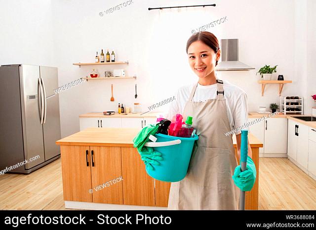 Domestic service personnel to clean the room