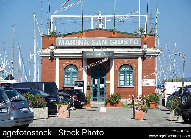 Marina San Giusto building in the city of Trieste - Italy