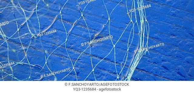 Fishing nets, Castro Urdiales, Cantabria, Spain