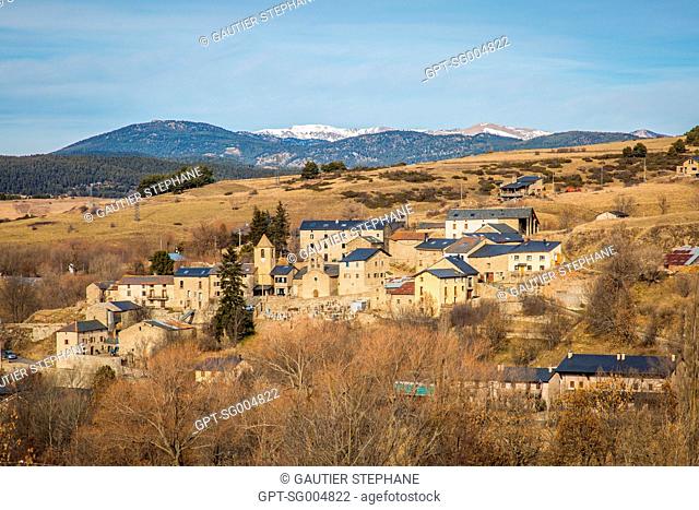 VILLAGE OF EYNE, NATURE RESERVE OF THE EYNE VALLEY (66), PYRENEES ORIENTALES, LANGUEDOC ROUSSILLON