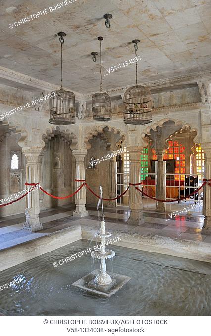 India, Rajasthan, Udaipur, City Palace, Badi Mahal also called Amar Vilas