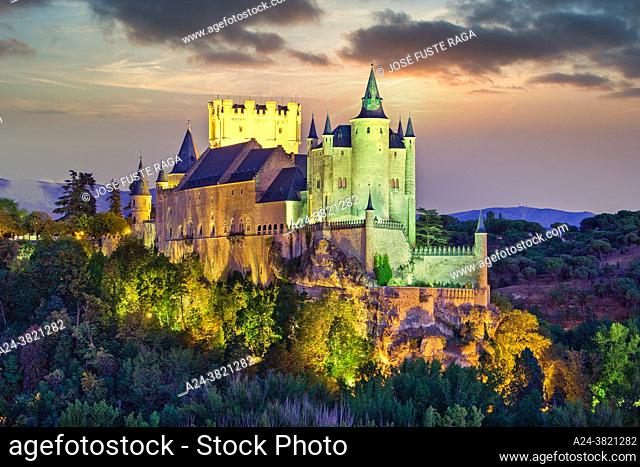 Spain. Castilla and Leon Region. Segovia City. El Alcazar Castle (W. H. )
