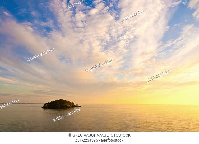 Deception Island from Rosario Head, Deception Pass State Park, Fidalgo Island, Washington