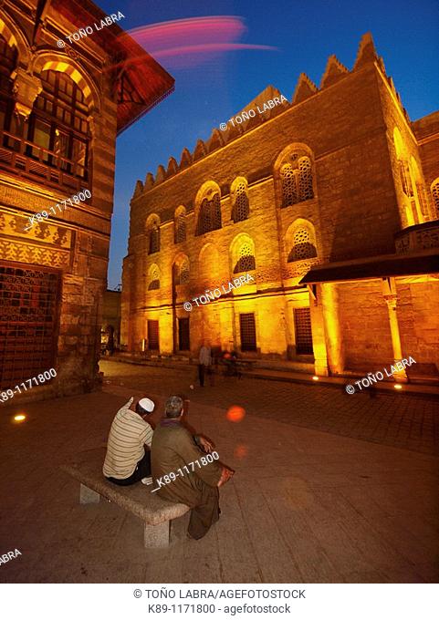 Madrasa Mausoleum of Sultán Qalawun. Al Mu'izz historic street, Cairo, Egypt