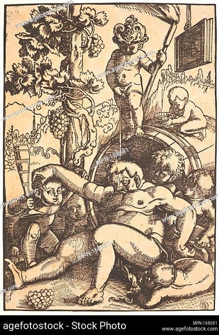 The Drunk Bacchus. Artist: Hans Baldung (called Hans Baldung Grien) (German, Schwäbisch Gmünd (?) 1484/85-1545 Strasbourg (Strassburg)); Date: ca