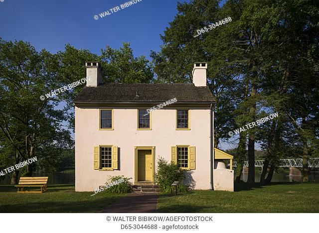 USA, Pennsylvania, Bucks County, Washington Crossing, Washington Crossing Historic Park, Hibbs House