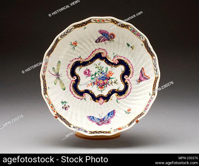 Dish - About 1770 - Worcester Porcelain Factory Worcester, England, founded 1751 - Artist: Worcester Royal Porcelain Company, Origin: Worcester, Date: 1765–1775