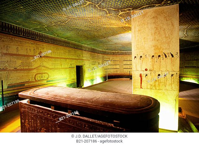 Tomb of Tutmosis III. Valley of the Kings. West Bank. Luxor. Egypt