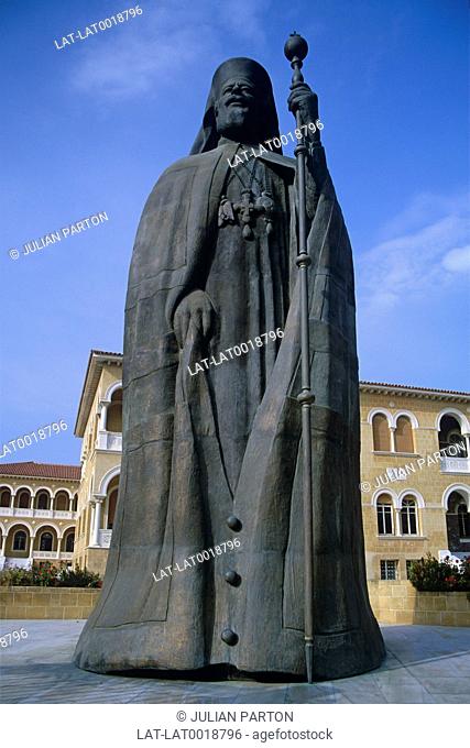 Archbishop Makarious III 1913 - 1977 was the first president of the Republic of Cyprus. There is a large bronze statue in Nicosia commemorating this important...