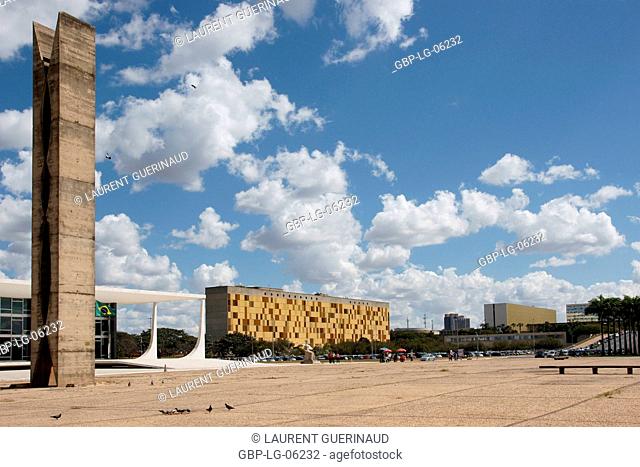 Pantheon Homeland, Tancredo Neves, Square Three Powers, Distrito Federal, Brasília, Brazil