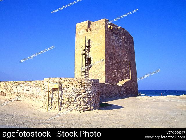 Cope tower. Cabo Cope y Puntas de Calnegre Nature Reserve, Murcia, Spain