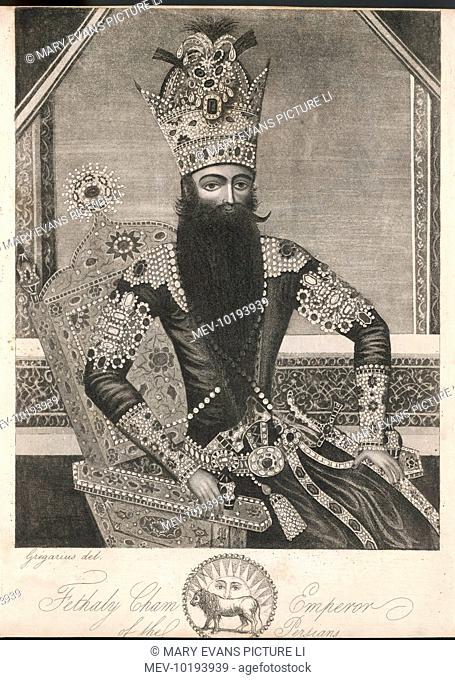 FATH ALI SHAH, nephew of Agah Mohammad Khan, Shah of Persia from 1797 to 1834