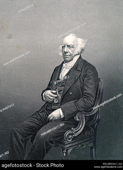 Portrait of Andrew Reed (1787-1862) an English Congregational minister and hymnwriter, who became a prominent philanthropist and social reformer