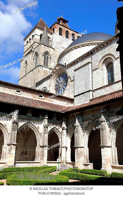 France, Occitanie, Lot department (46), Cahors, saint Etienne cathedral (unesco world heritage)