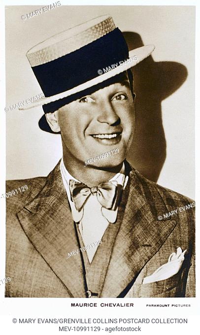 Maurice Auguste Chevalier (188811972) - French actor, Cabaret singer and entertainer