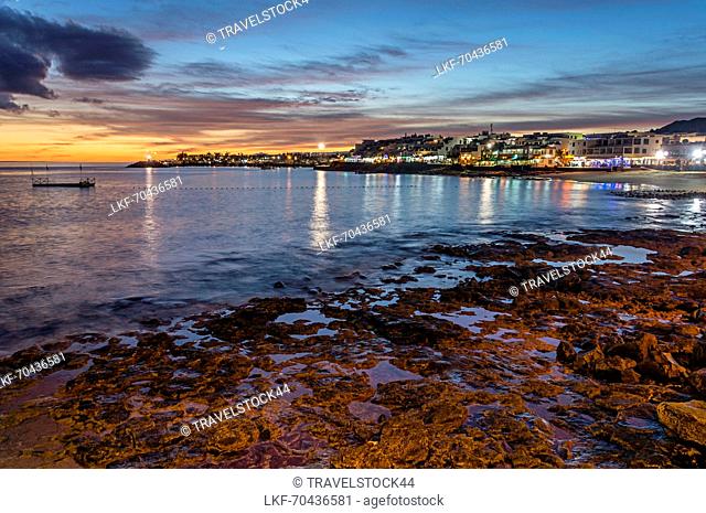 Playa Blanca sunset, Lanzarote, Canary Islands, Spain
