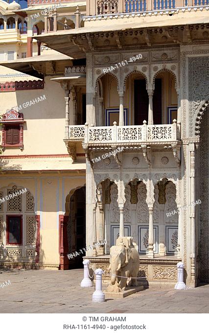 The Maharaja of Jaipur's Moon Palace in Jaipur, Rajasthan, India