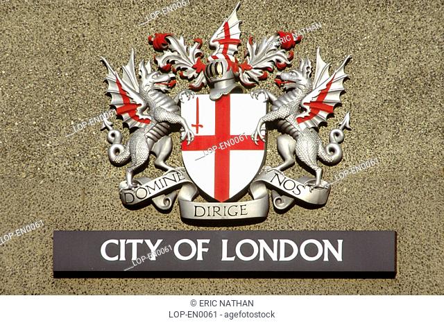 England, London, The City, The City of London crest