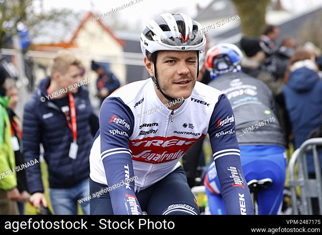 Belgian Jasper Stuyven of Trek-Segafredo pictured ahead of the third stage of the 78th edition of Paris-Nice cycling race