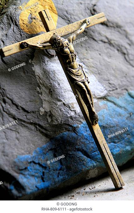 Crucifix, Les Contamines-Montjoie, Haute-Savoie, France, Europe