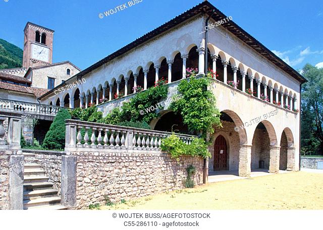 Cistercian Abbey Santa Maria in Follina(XIV century). Veneto, Italy