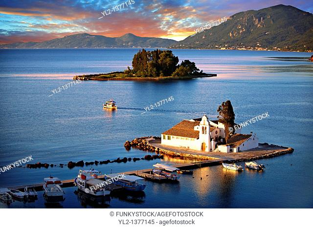 Greek Orthodox Convent of Vlachernas, Kanoni, Peninsula, Corfu Greek Ionian Islands