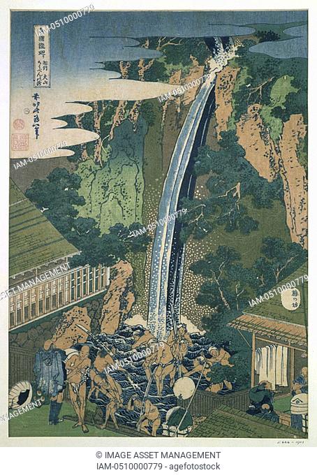 Hokusai Katsushika 1770-1849  The Waterfall