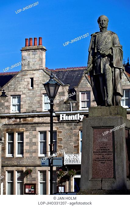 The Lennox Statue in Huntly Town Square