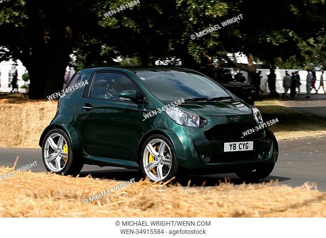 The Supercars take on the Hillclimb at Goodwood Festival of Speed on Day 1 Featuring: Aston Martin Cygnet Where: London, United Kingdom When: 12 Jul 2018...