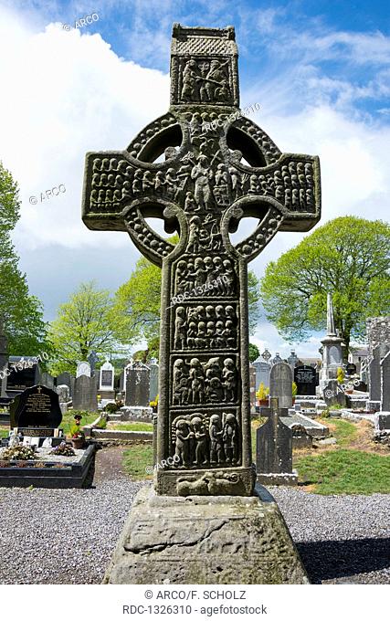 Muiredach's High Cross, ruins of Monasterboice, County Lough, Ireland, Mainistir Bhuithe