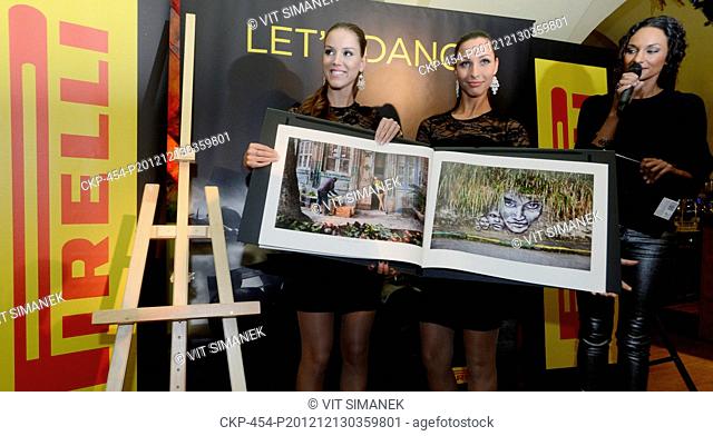 40th edition of cult calendar Pirelli by famous photographer Steve MCCurry is presented in Prague, Czech Republic, December 13