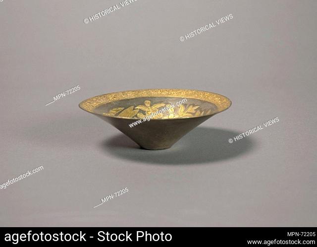 One from a Set of Dishes with Bamboo, Plum Blossoms, Butterflies, and Birds. Period: Southern Song (1127-1279)-Yuan (1271-1368) dynasty; Date: late 13th-14th...