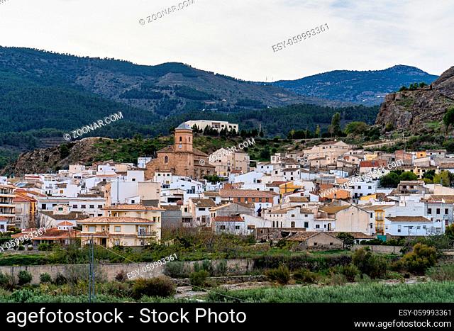 The village Purchena located in Sierra de Los Filabres, in Almeria Province, Andalusia, Spain