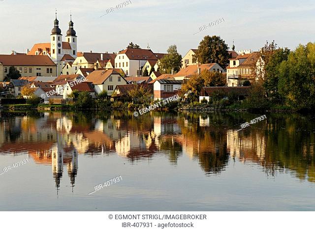 Historic old town of Telc, Unesco World Heritage Site, Moravia, Czech Republic