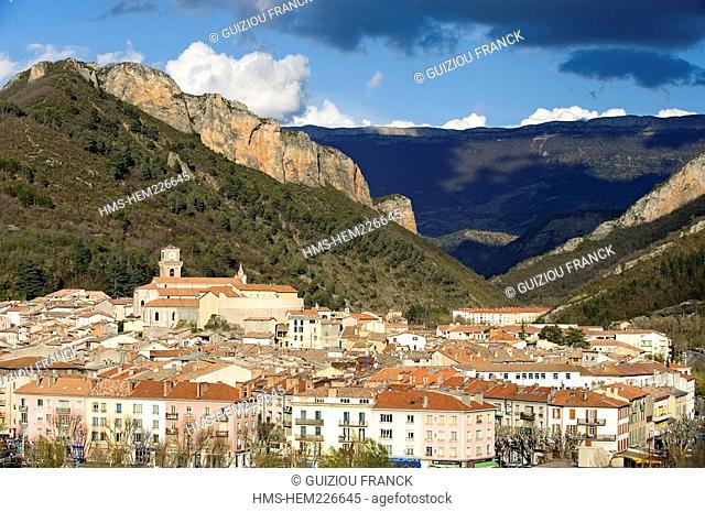 France, Alpes de Haute Provence, Digne les Bains, old city