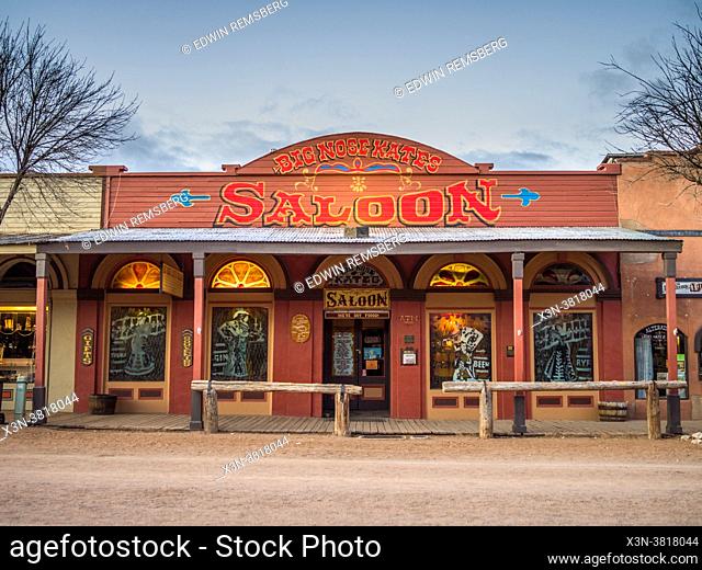 Exterior of saloon on Main Street in Tombstone, Arizona