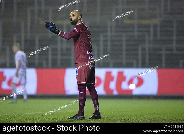 Gent's goalkeeper Sinan Bolat pictured during a soccer match between Royal Union Saint-Gilloise and KAA Gent, Sunday 26 December 2021 in Brussels