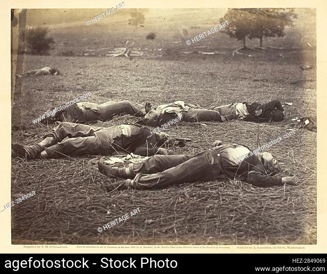 Field Where General Reynolds Fell, Gettysburg, July 1863. DUPE? Creator: Tim O'Sullivan