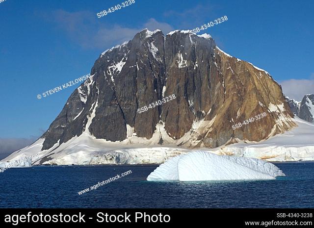Antarctica, Iceberg along western Antarctic Peninsula on Southern Ocean