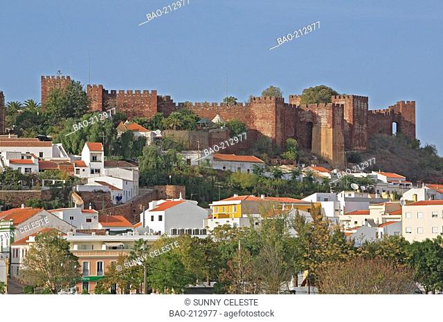 city and castle of Silves, Algarve, Portugal