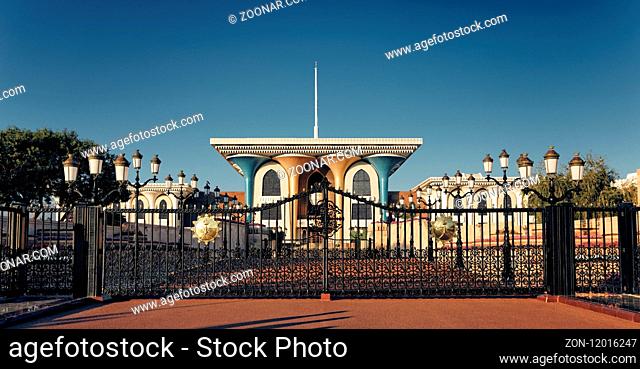 Al Alam Palace - Qaboos bin Said al Said. Old Muscat. Sultanate of Oman. Saltanat ?Um?n. Sultanat Oman. Oman
