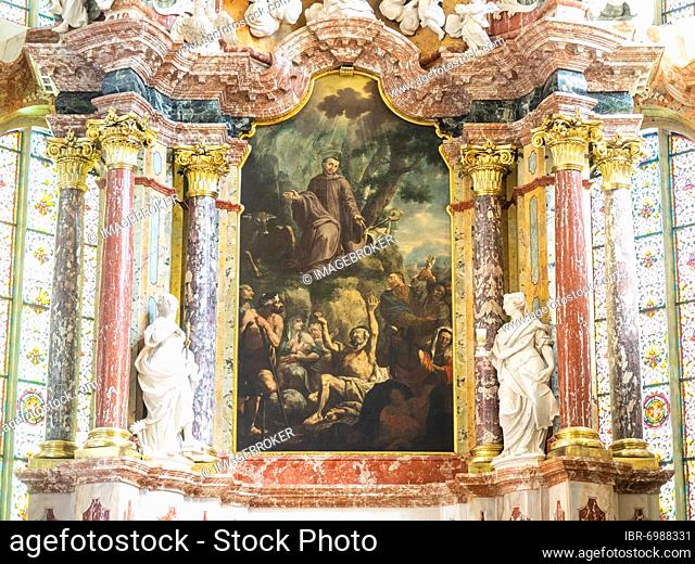 Altarpiece on the high altar, Saint Ägidius, Graz Cathedral, Graz, Styria, Austria, Europe