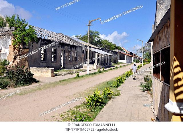 Africa, Mozambique, Quirimbas national Park, Ibo colonial town, Unesco world heritage, old alley