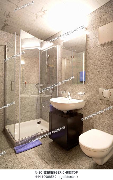 bathroom of Hotel Inn Lodge inside in Celerina, Grisons