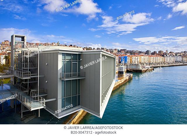 Botin Center Museum Art and Culture, Architect Renzo Piano, Santander bay, Santander, Cantabria, Spain, Europe