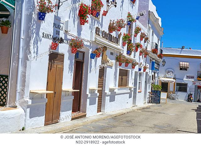 Conil de la Frontera. Costa de la Luz. White Town, Cadiz Province. Andalucia. Spain