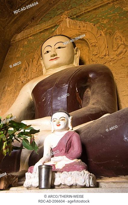 Buddha Statue, Tayoke Pyay Temple, Bagan, Burma, Pagan, Myanmar