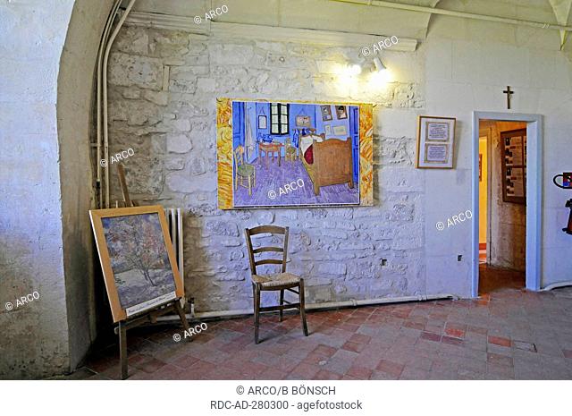 Saint Paul de Mausole, Vincent van Gogh, monastery, church, museum, Salon de Provence, Provence, Cote d\'Azur, Southern France, France