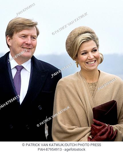 King Willem-Alexander and Queen Maxima of The Netherlands visit Schloss Oranienbaum, Germany, 10 February 2017. The Dutch King and the Queen are in Germany for...